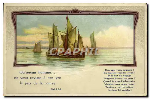 Cartes postales Bateaux de peche