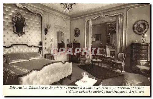 Cartes postales Decoration Chambre et boudoir