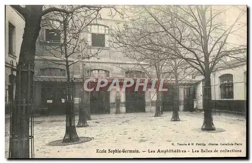 Cartes postales Paris Ecole Sophie Germain Les amphitheatres Les salles de collection