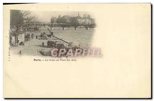 Cartes postales Paris La Seine au Pont des Arts