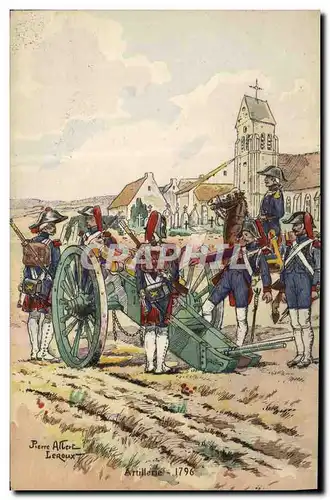 Cartes postales Militaria Artillerie 1796