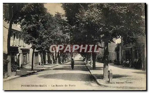 Cartes postales Pougues les Eaux La route de Paris