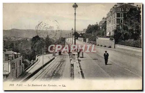 Cartes postales Pau Boulevard des Pyrenees