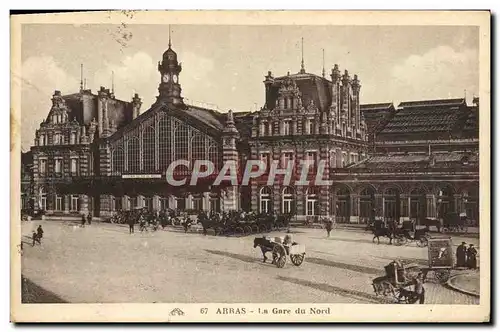 Cartes postales Arras Gare du Nord