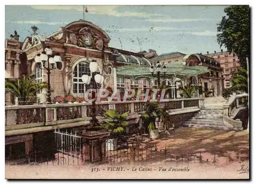 Cartes postales Vichy Le casino