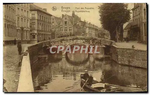 Ansichtskarte AK Bruges Pont des Augustins