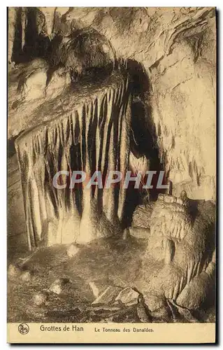 Cartes postales Grottes de Han Le tonneau des Danaides