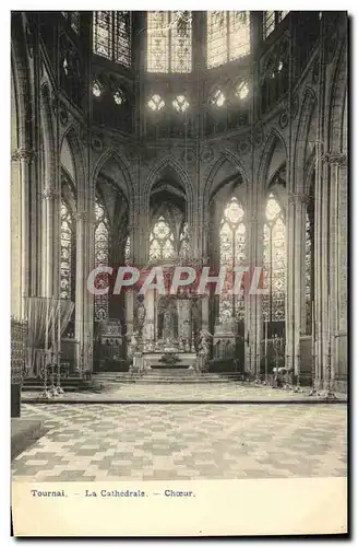 Cartes postales Tournai La cathedrale le choeur