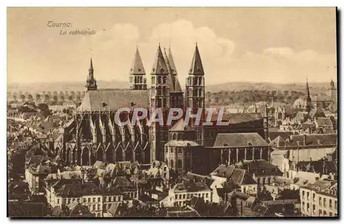 Cartes postales Tournai La cathedrale