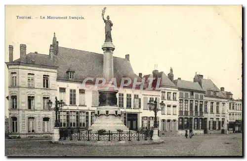 Cartes postales Tournai Le Monument Francais