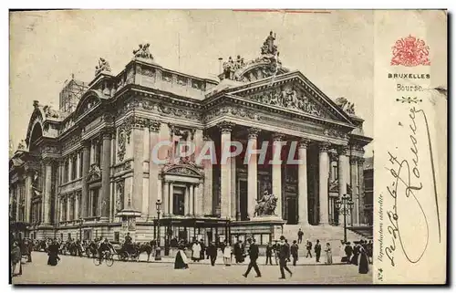 Cartes postales Bruxelles Bourse