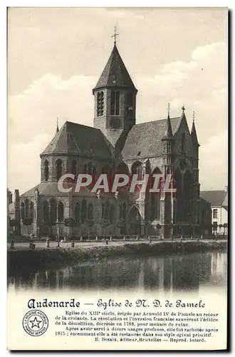 Cartes postales Audenarde Eglise de De ND de Pamele