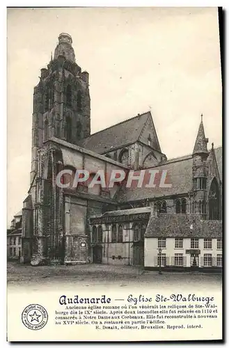 Ansichtskarte AK Audenarde Eglise de Ste Walburge