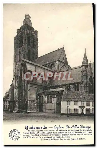 Cartes postales Audenarde Eglise de Ste Walburge