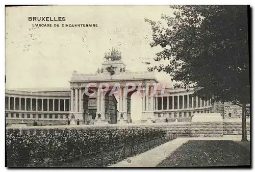 Cartes postales Bruxelles L&#39Arcade du cinquantenaire