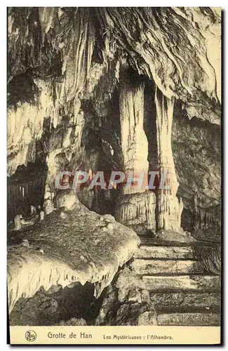 Ansichtskarte AK Grotte de Han Les mysterieuses L&#39Alhambra