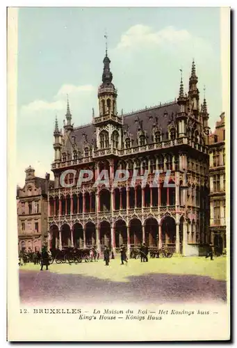 Cartes postales Bruxelles La maison du roi