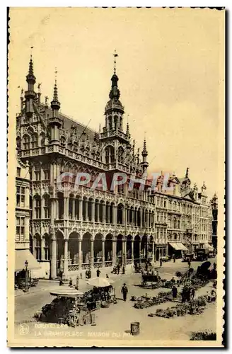 Cartes postales Bruxelles Maison d roi Marche