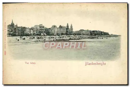 Cartes postales Blankenberghe Vue totale