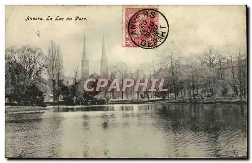 Cartes postales Anvers le lac du parc