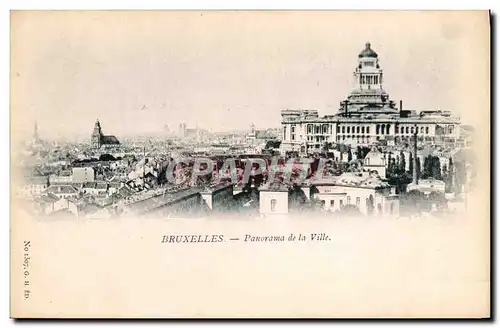 Cartes postales Bruxelles Panorama de la ville