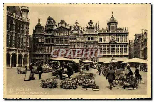 Cartes postales Bruxelles La grand place Marche