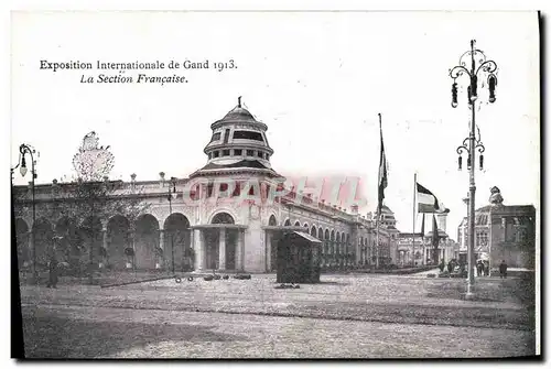 Cartes postales Exposition internationale de Gand 1913 La section francaise