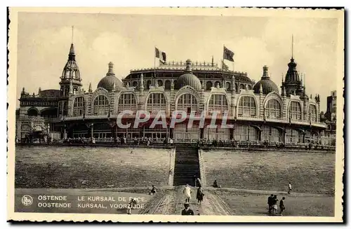 Ansichtskarte AK Ostende Le Kursaal de face