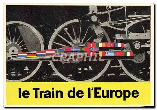 Cartes postales Train de l&#39Europe