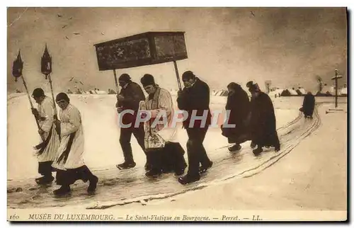 Cartes postales paris Musee du Luxembourg Le Saint Viatique en Bourgogne Perret