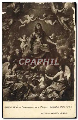 Ansichtskarte AK Guido Reni Couronnement de la vierge National Gallery Londres