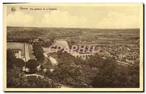 Cartes postales Namur Vue generale de la citadelle