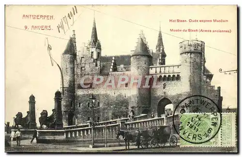 Cartes postales Anvers Musee du Steen Armes anciennes