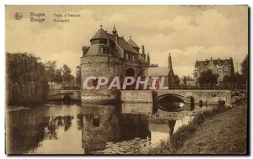 Cartes postales Bruges Porte d'Ostende