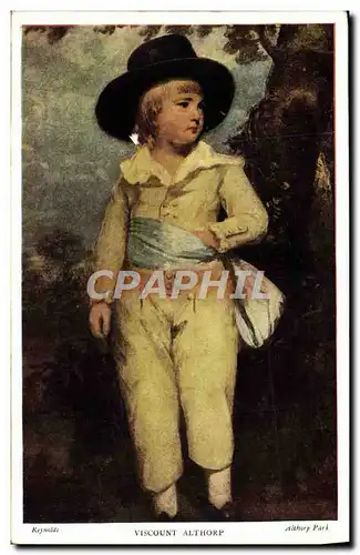 Cartes postales Viscount Althorp Reynolds