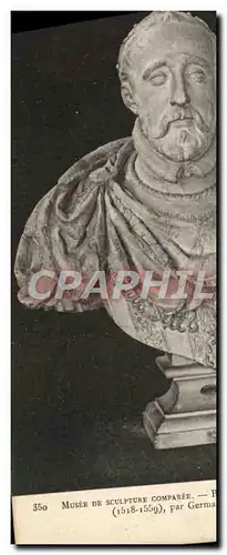 Cartes postales Buste de Henri II roi de France par Germain Pilon