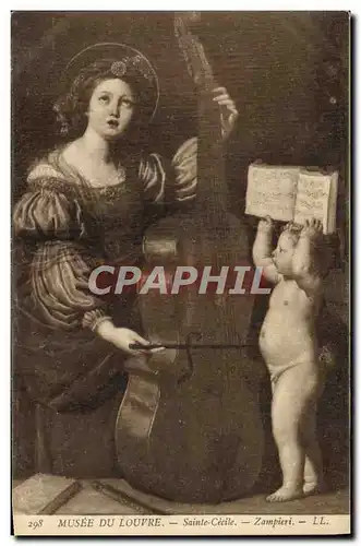 Cartes postales Musee du Louvre Sainte Cecile Zampieri