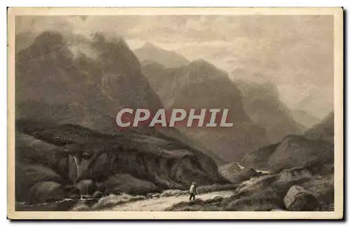 Cartes postales Fantaisie Montagnes