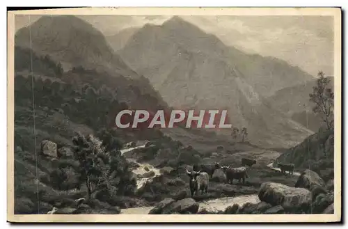 Cartes postales Fantaisie Montagnes