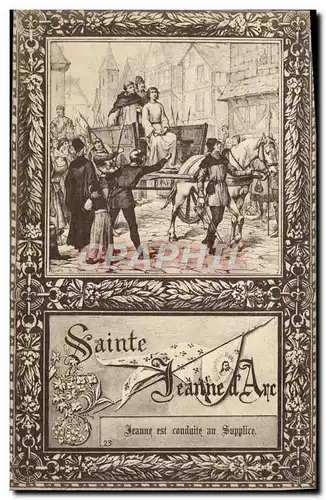 Cartes postales Fantaisie Sainte Jeanne d&#39arc