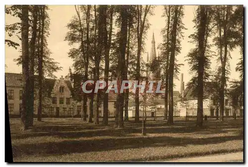 Cartes postales Bruges Le beguinage