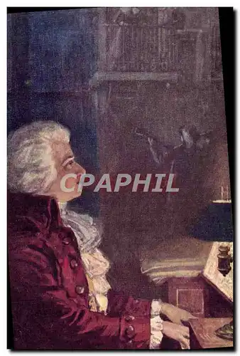 Cartes postales Fantaisie Balestrieri Mozar composant Don Juan