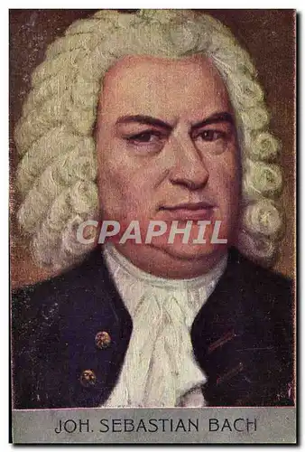Cartes postales Fantaisie John Sebastian Bach