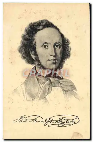 Cartes postales Felix Ma delssohn Bartholdy