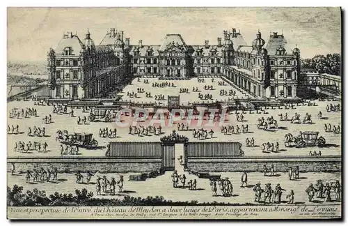 Cartes postales Entree du chateau de Meudon