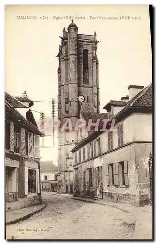 Cartes postales Maule Eglise Tour Renaissance