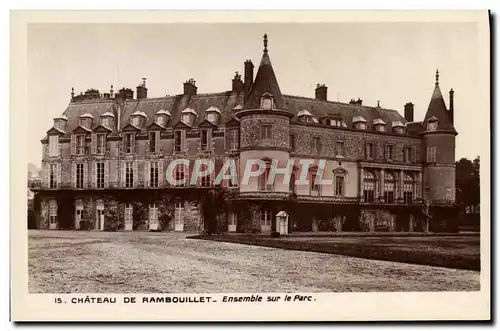 Ansichtskarte AK Chateau De Rambouillet Ensemble sur le parc