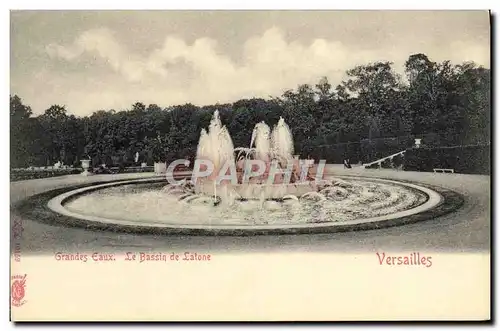 Ansichtskarte AK Grandes Eaux Le Bassin De Latone Versailles