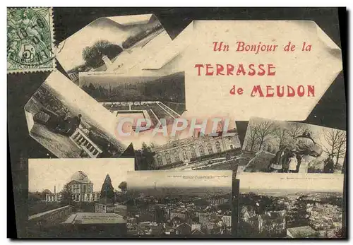 Cartes postales Un Bonjour de laTerrasse de Meudon