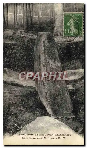 Cartes postales Bois de Meudon Clamart La pierre aux moines